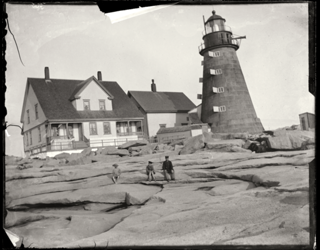 Glass Plate Negative, Mount Desert Rock