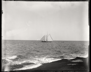 Glass Plate Negative, Mount Desert Rock