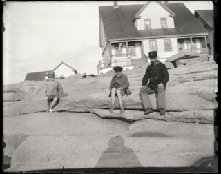 Glass Plate Negative, Mount Desert Rock