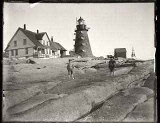 Glass Plate Negative, Mount Desert Rock