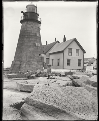 Glass Plate Negative, Mount Desert Rock