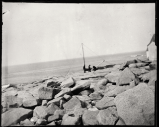Glass Plate Negative, Mount Desert Rock