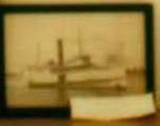 Steamer near wharf