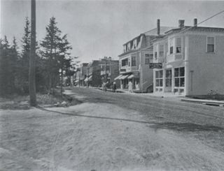 Main Street Northeast Harbor, Maine circa 1908