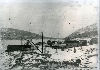 Hall Quarry in Snow