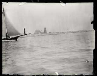 Glass Plate Negative, Mount Desert Rock