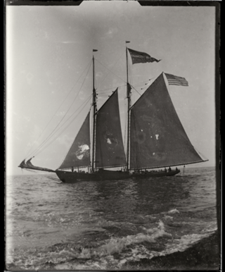 Glass Plate Negative, Mount Desert Rock