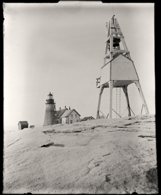 Glass Plate Negative, Mount Desert Rock