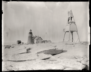 Glass Plate Negative, Mount Desert Rock