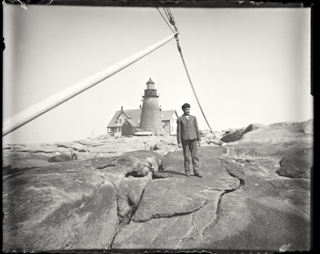 Glass Plate Negative, Mount Desert Rock