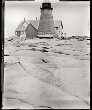 Glass Plate Negative, Mount Desert Rock