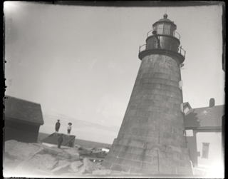 Glass Plate Negative, Mount Desert Rock