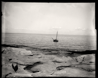 Glass Plate Negative, Mount Desert Rock