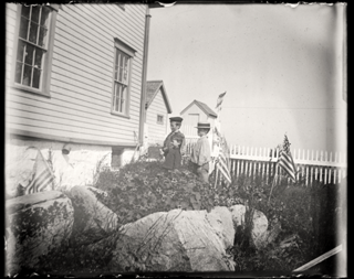 Glass Plate Negative, Mount Desert Rock
