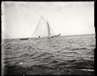 Glass Plate Negative, Mount Desert Rock