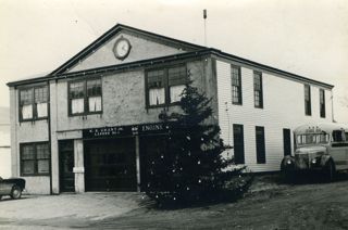 Christmas Decorations at the Municipal Building, Northeast Harbor