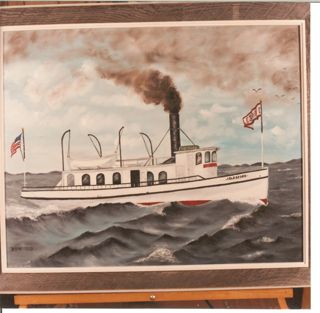 Photo of the painting Steamer Islesford
