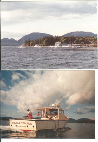 Islesford Harbor, Bruce Fernald's boat Double Trouble