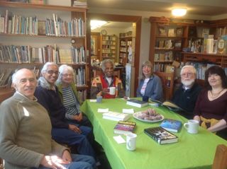 Winter coffee hour at the Islesford Library