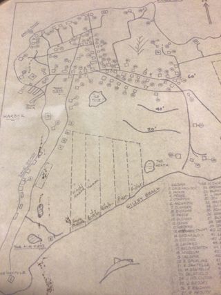 Map of west end of Islesford