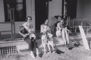 Some Gifford and Reynolds family members on the front porch