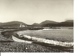 Dory at Bunkers Head 1900 By Fred Morse