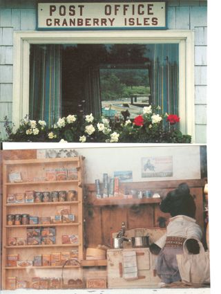 Great Cranberry Post office, Window of Islesford Market