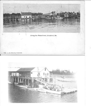 Along the Waterfront, Islesford, Bert Spurling's dock