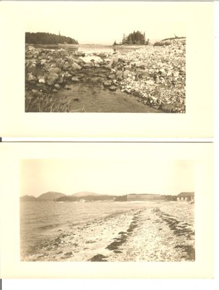 Top Marsh Creek, Bottom Harbor from Sand Beach