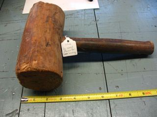 Wood mallet