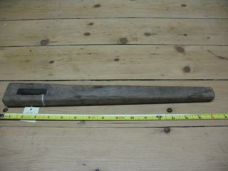 Wooden tool with eyelet (unknown)