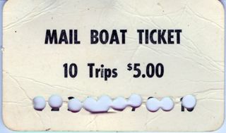Mail Boat ticket
