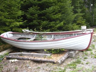 Rowboat or skiff by Dudley Bracy