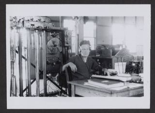 Otter Cliffs Radio Station Worker with New Controls Print