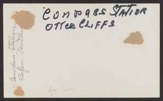 Otter Cliffs Compass Station Print