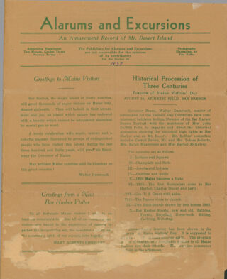 Alarums and Excursion: An Amusement Record of Mt. Desert Island