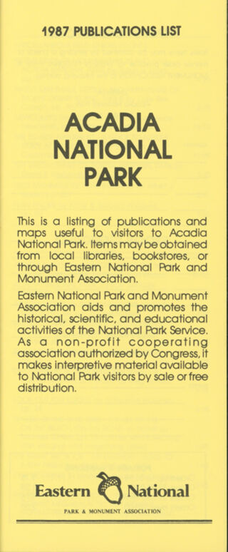 1987 Publication List