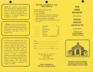 The Abbe Museum: Maine Indian Artifacts