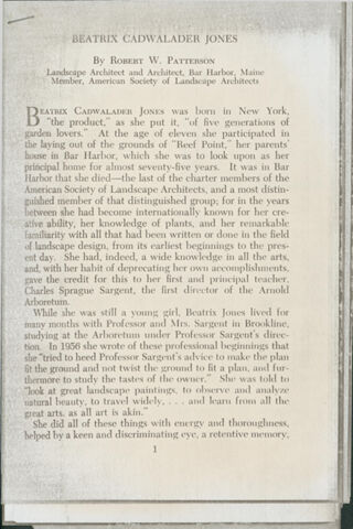 Beatrix Cadwalader Jones