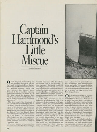 Captain Hammond's Little Miscue