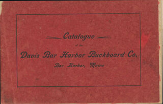 Catalogue of the Davis Bar Harbor Buckboard Co.