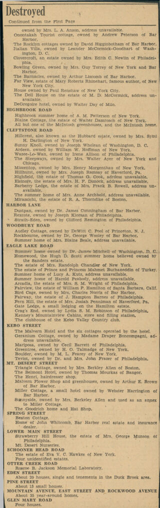 Destroyed (partial article) / Fire of '47