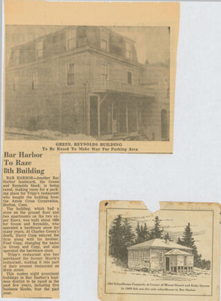 Green Reynolds Building / Old Schoolhouse / Mt. Desert Inn