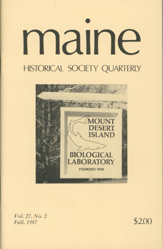 The Harpswell Laboratory 1898-1920: A Marine Biological Station
