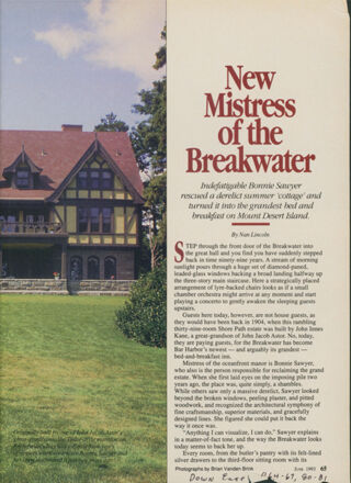 New Mistress of the Breakwater