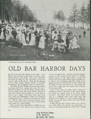 Old Bar Harbor Days