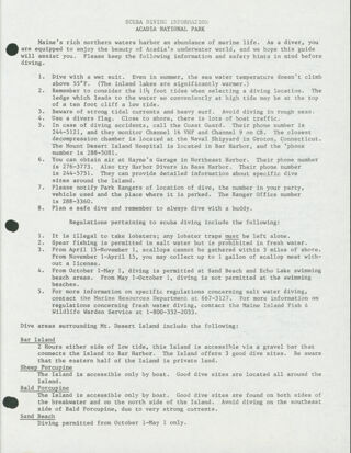 Scuba Diving Information