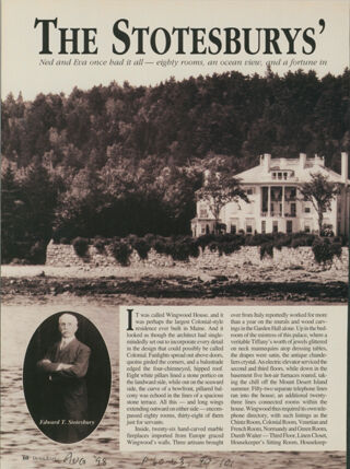 The Stotesbury's Bar Harbor Folly