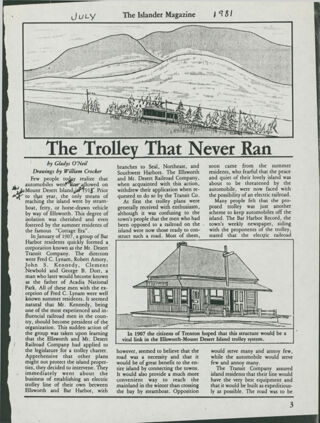 The Trolley That Never Ran