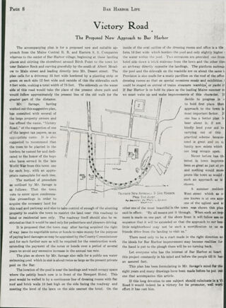 Victory Road: the Proposed New Approach to Bar Harbor